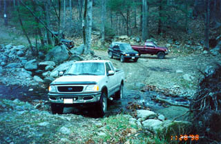 My F150 in the stream.